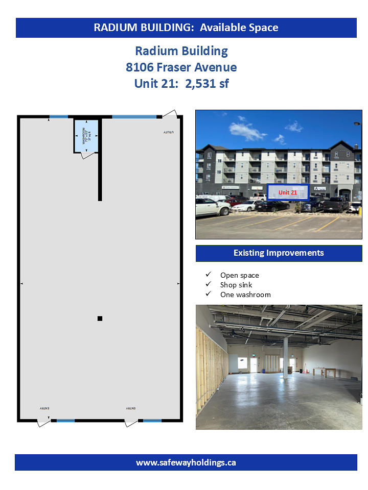 21 - 8106 Fraser Avenue, Fort McMurray, AB floorplan