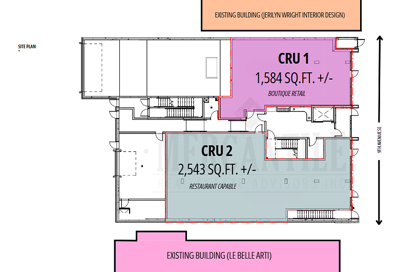 CRU 2 - 1429 9 Avenue Southeast, Calgary, AB floorplan