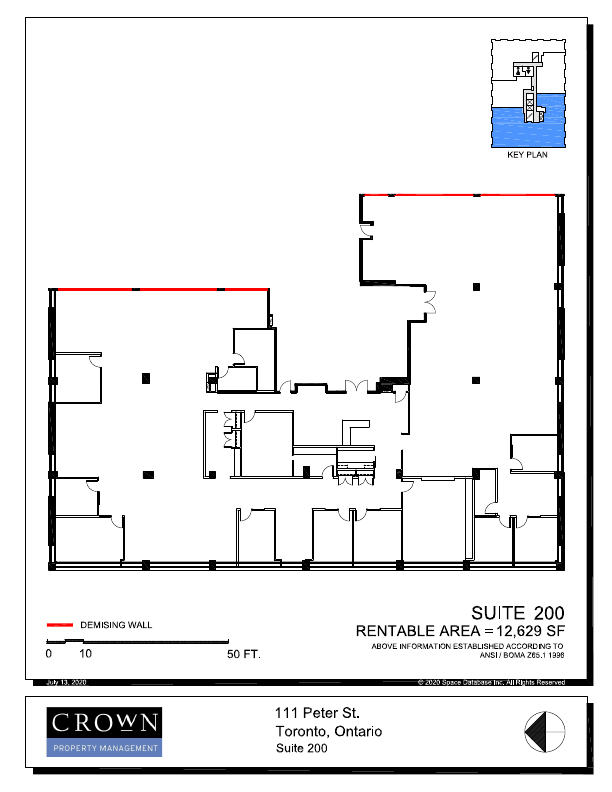 200 - 111 Peter Street, Toronto, ON floorplan