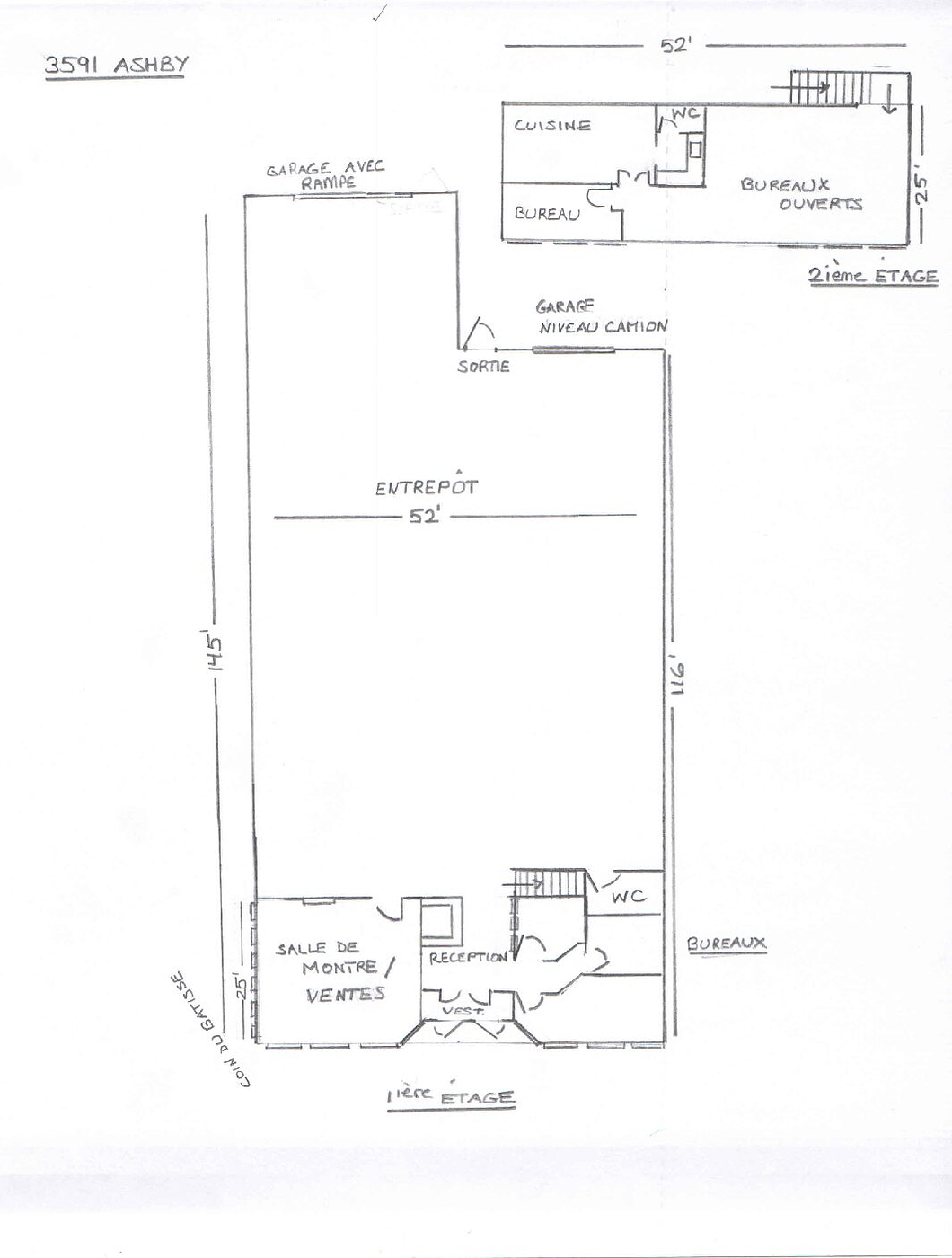 3591 Rue Ashby, Montréal, QC floorplan