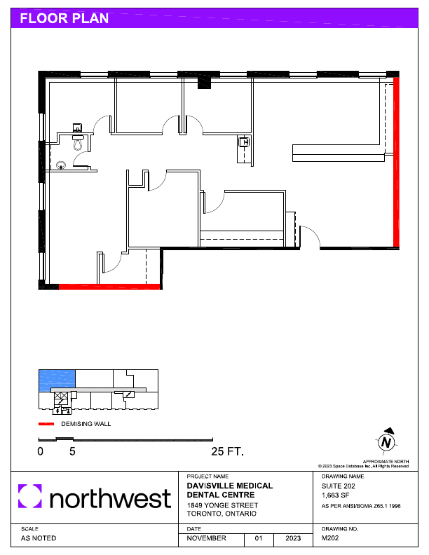 202 - 1849 Yonge St, Toronto, ON floorplan