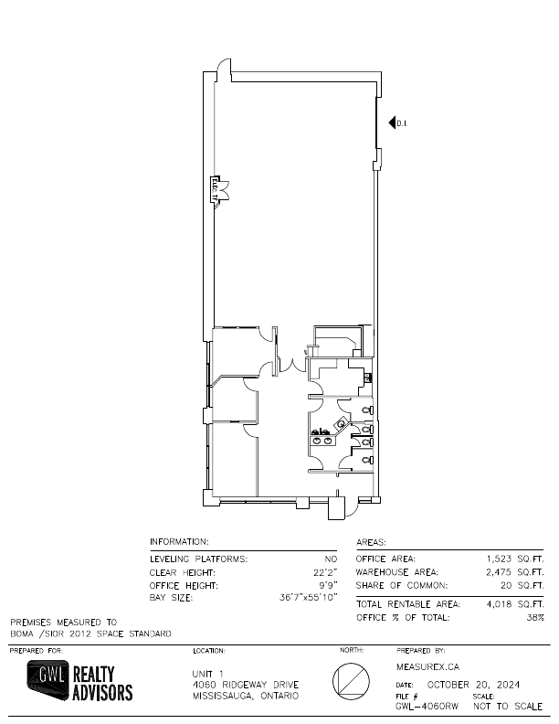 1-4060 - 4140 Sladeview Crescent, Mississauga, ON floorplan