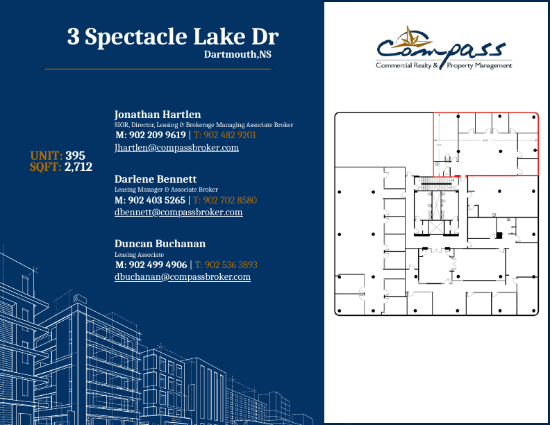 395 - 3 Spectacle Lake Dr, Dartmouth, NS floorplan