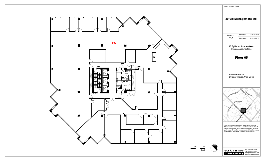 500 - 30 Eglinton Avenue West, Mississauga, ON floorplan