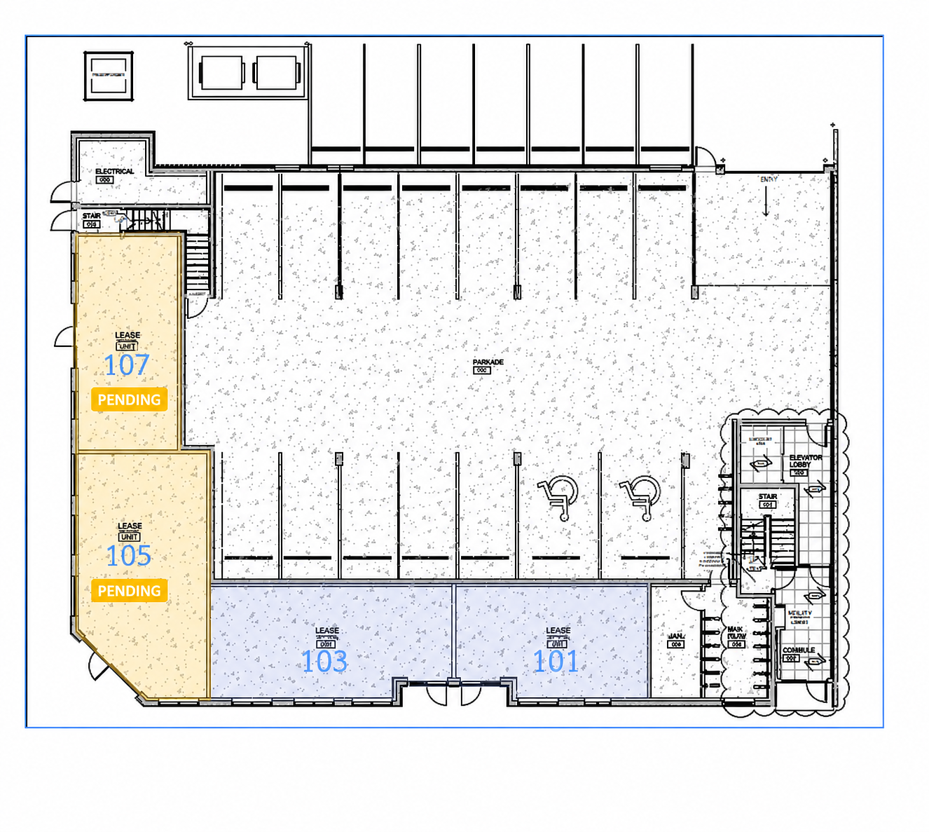 101 - 123 Front Street, Penticton, BC floorplan