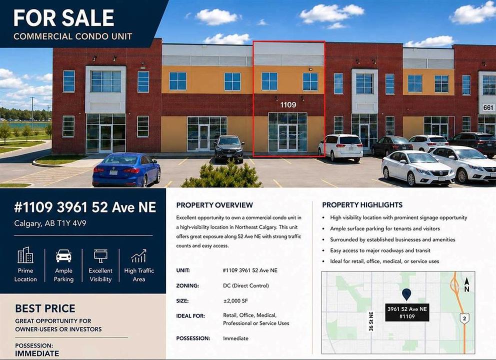 1109 - 3961 52 Avenue Northeast, Calgary, AB