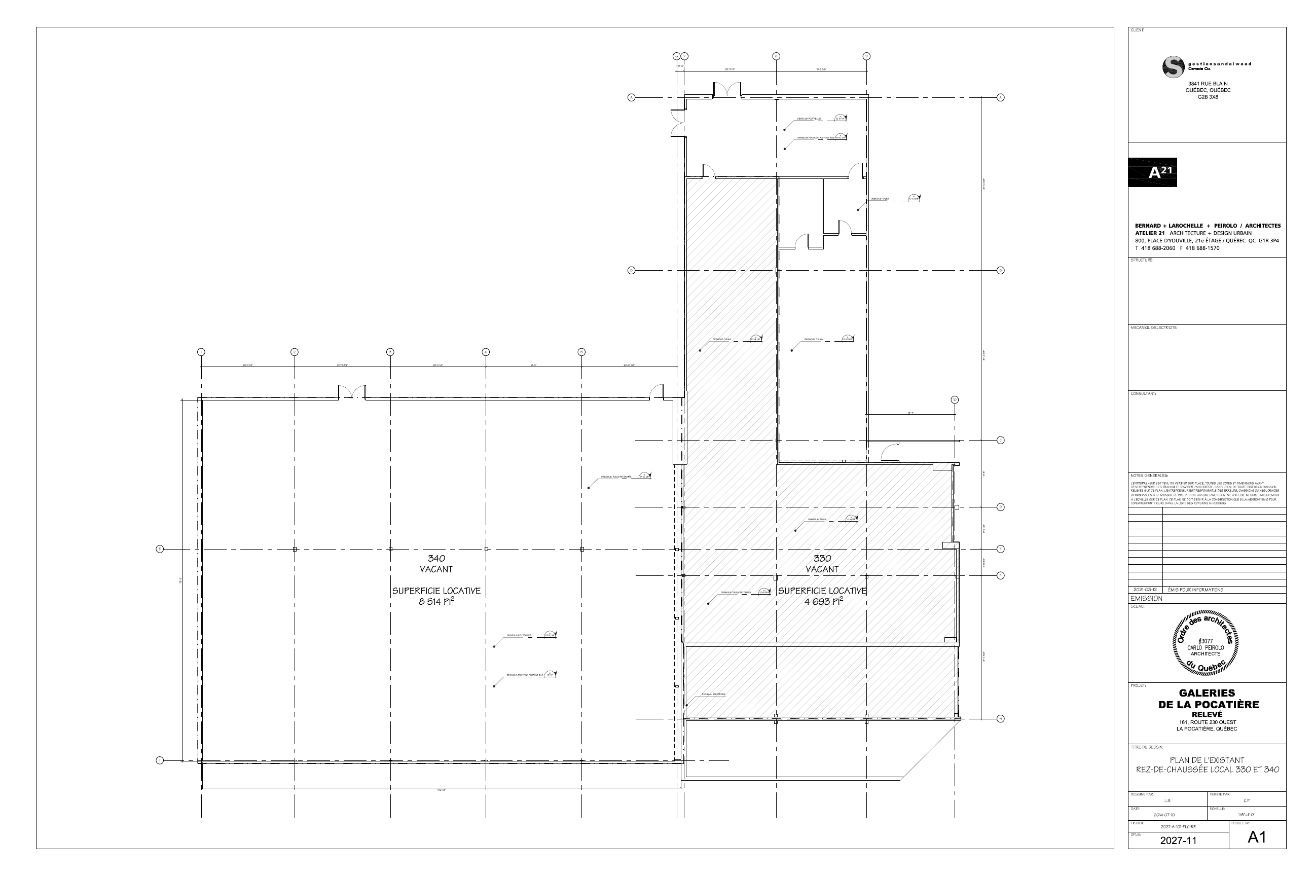 340 - 161 Route 230 Ouest, La Pocatière, QC floorplan