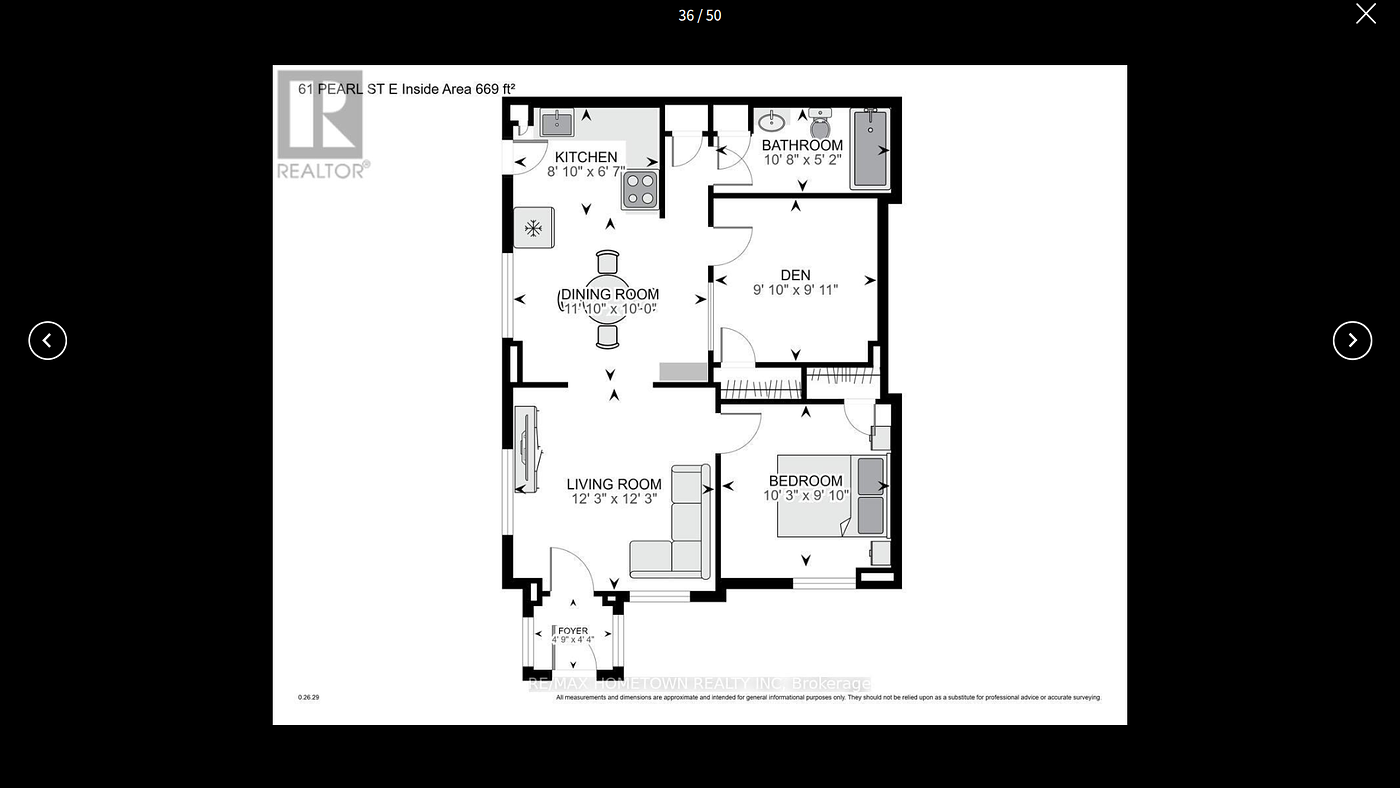 61 - 61 Pearl Street East, Brockville, ON floorplan