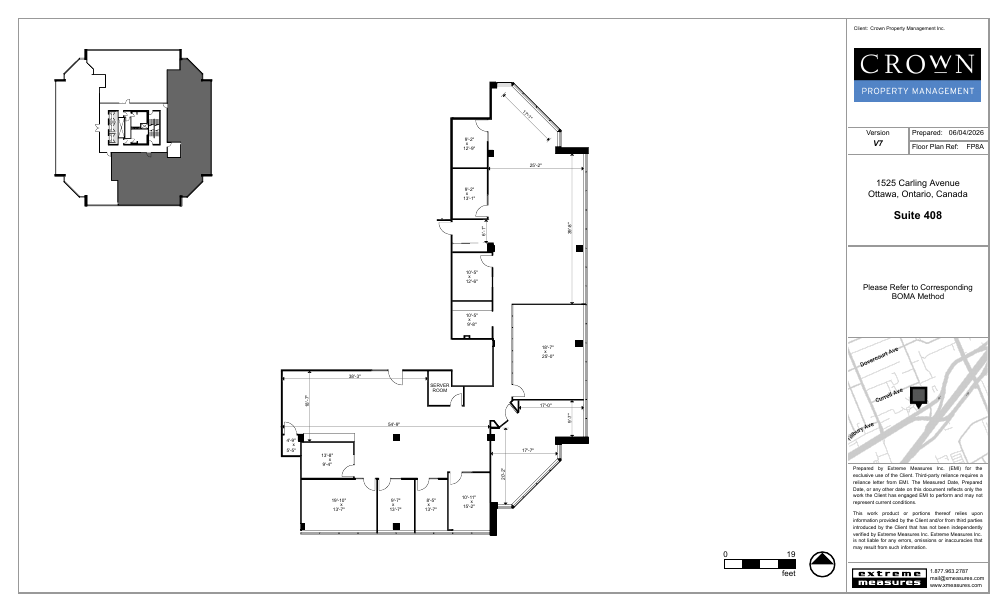 408 - 1525 Carling Avenue, Ottawa, ON floorplan