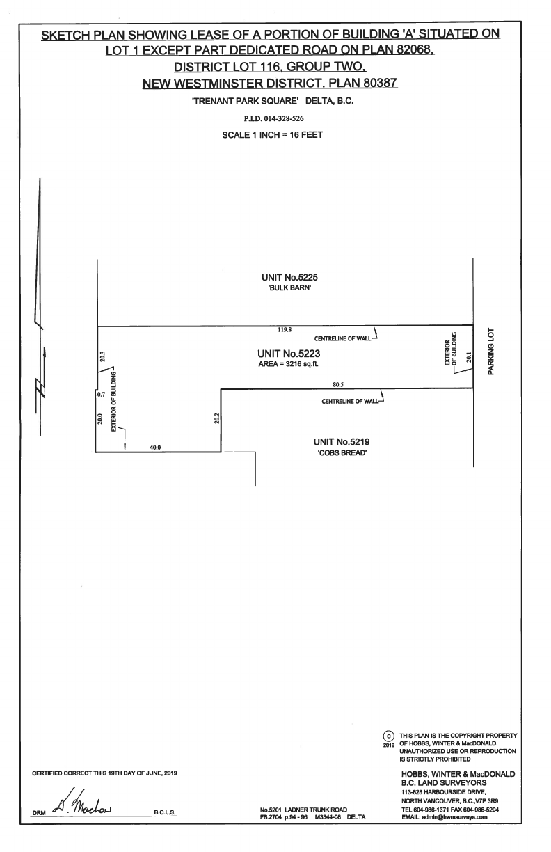 5223 - 5201 Ladner Trunk Road, Delta, BC floorplan