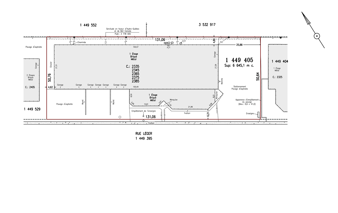 2335-2385 Rue Léger, Montréal, QC floorplan