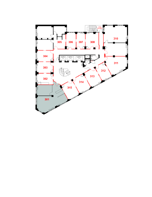 301 - 207 West Hastings Street, Vancouver, BC floorplan