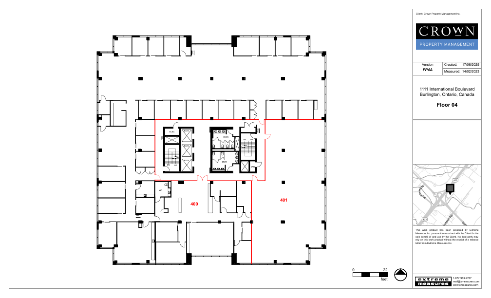 401 - 1111 International Boulevard, Burlington, ON floorplan