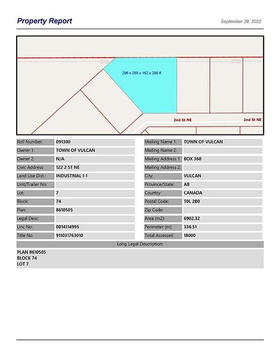 122 2 Street Northeast, Vulcan, AB