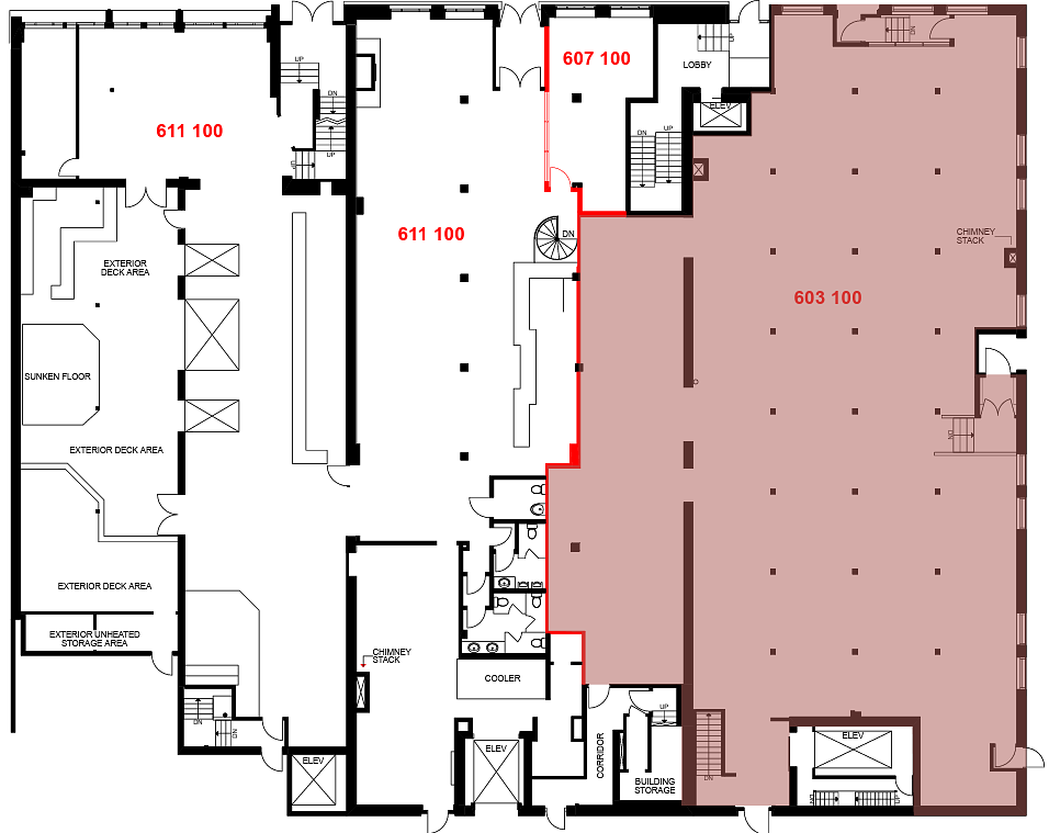 100 - 605 11 Avenue Southwest, Calgary, AB floorplan