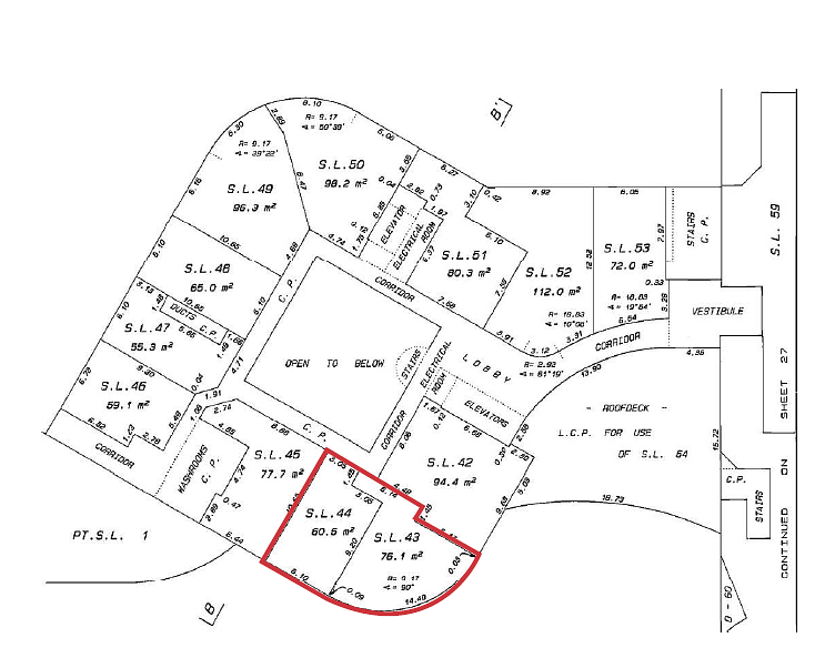 6610 - 8181 Cambie Rd, Richmond, BC floorplan