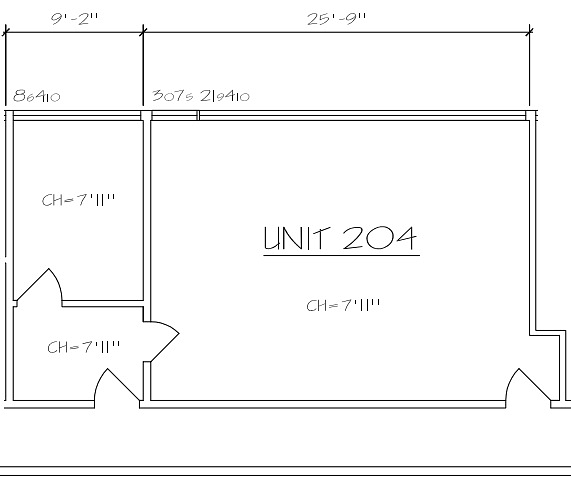 #204 - 1801 Welch Street, North Vancouver, BC floorplan