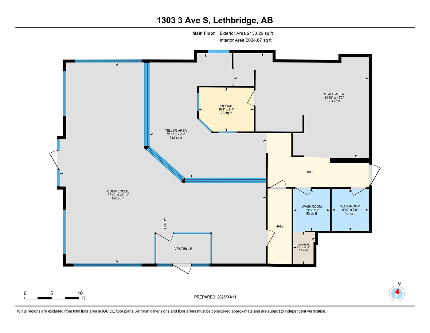 1303 3 Avenue South, Lethbridge, AB floorplan