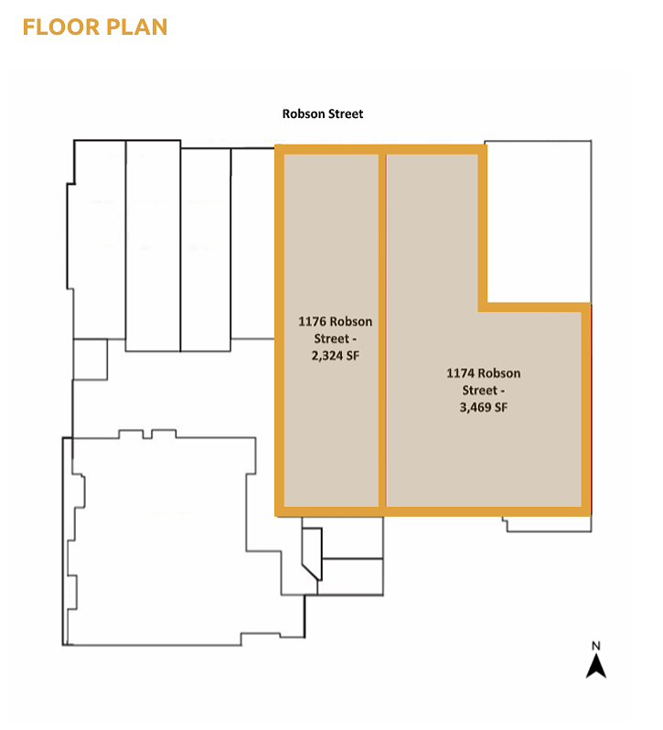 1176 Robson Street, Vancouver, BC floorplan