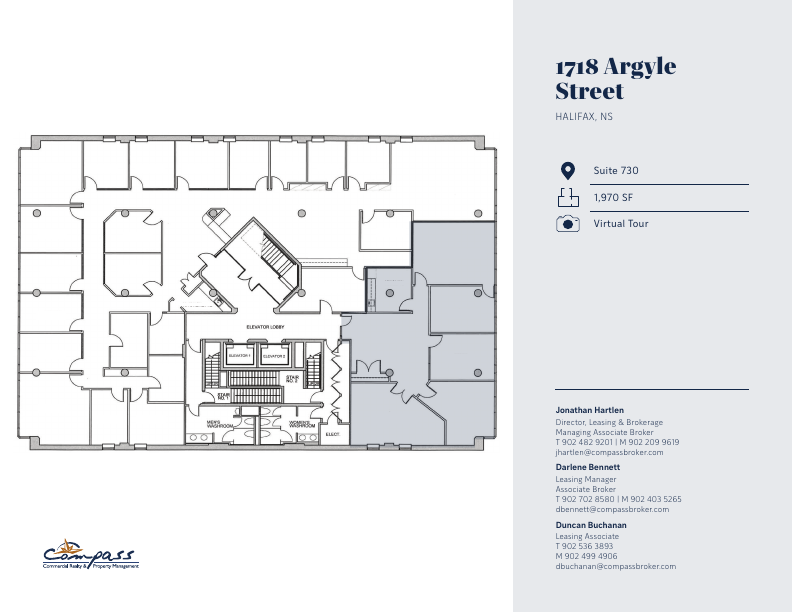 730 - 1718 Argyle Street, Halifax, NS floorplan