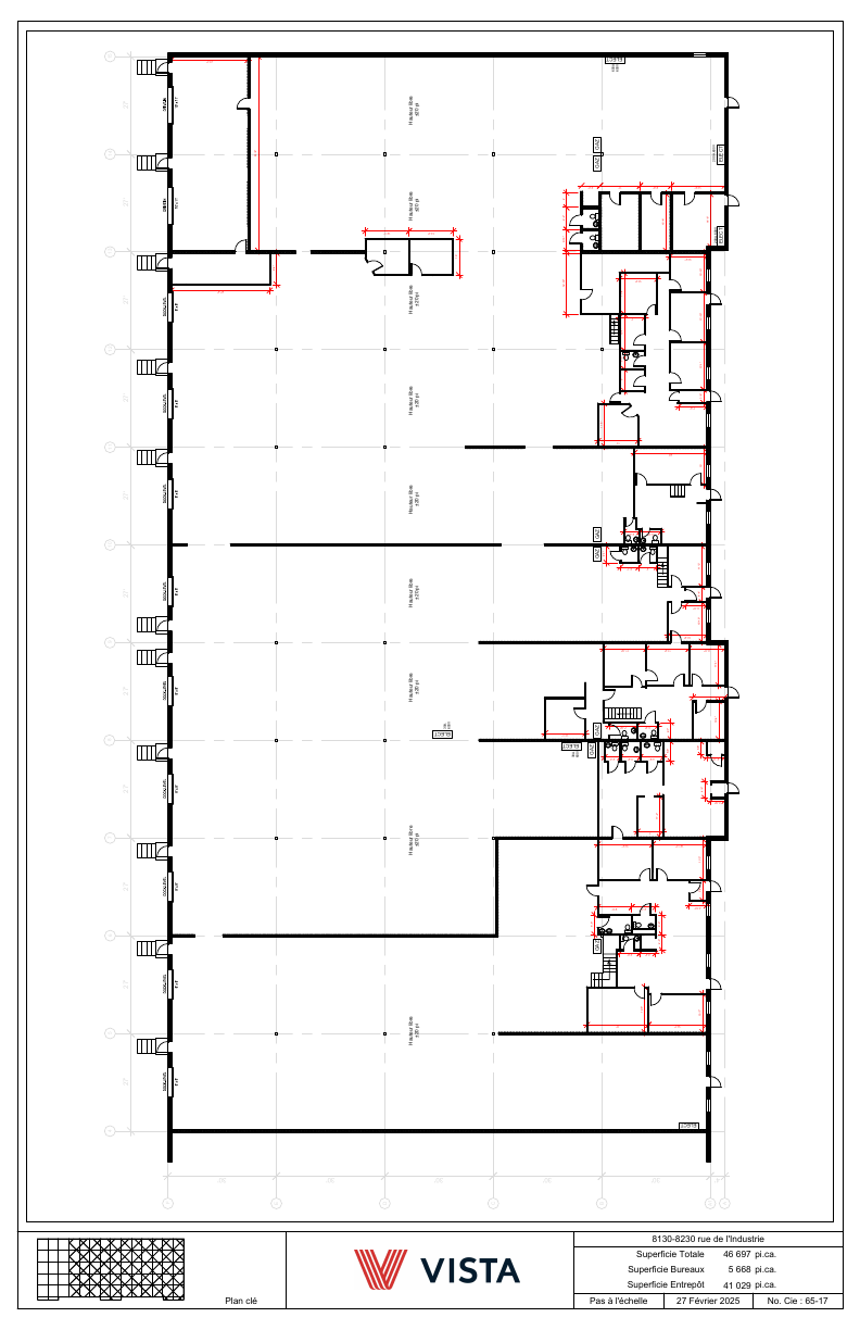 8130 Rue de l'Industrie, Montréal, QC floorplan