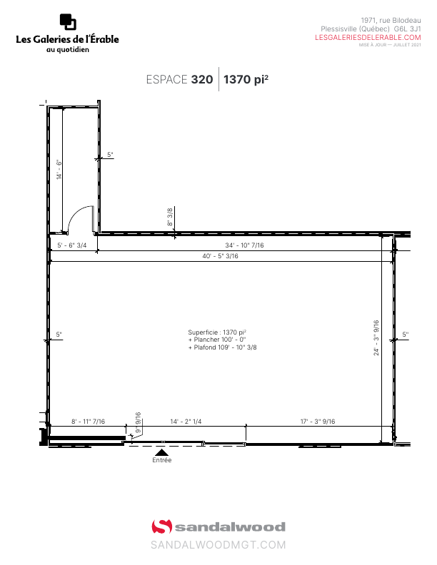 320 - 1971 Rue Bilodeau, Plessisville, QC floorplan