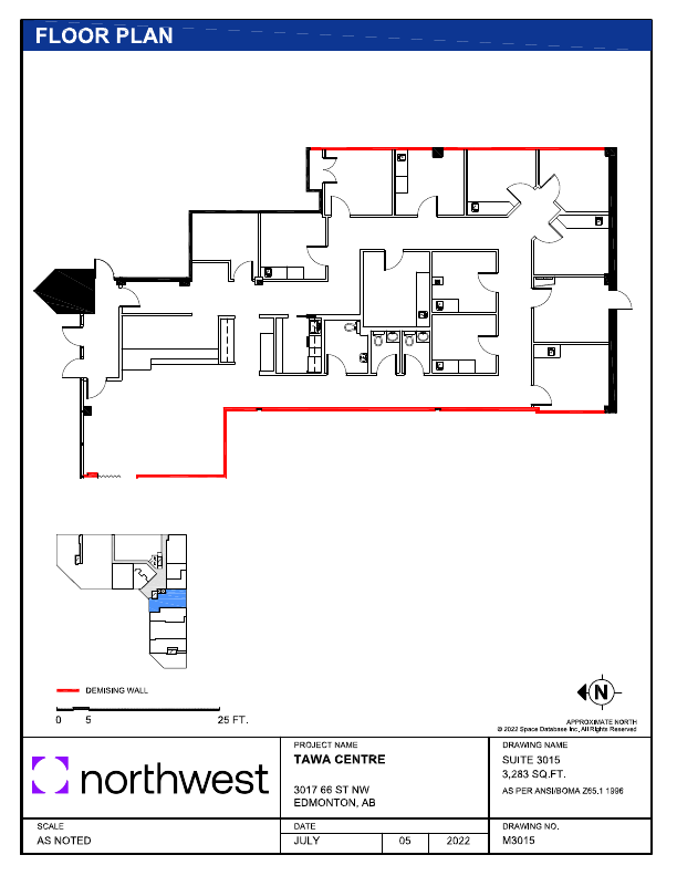 3015 - 3017 66 St NW, Edmonton, AB floorplan