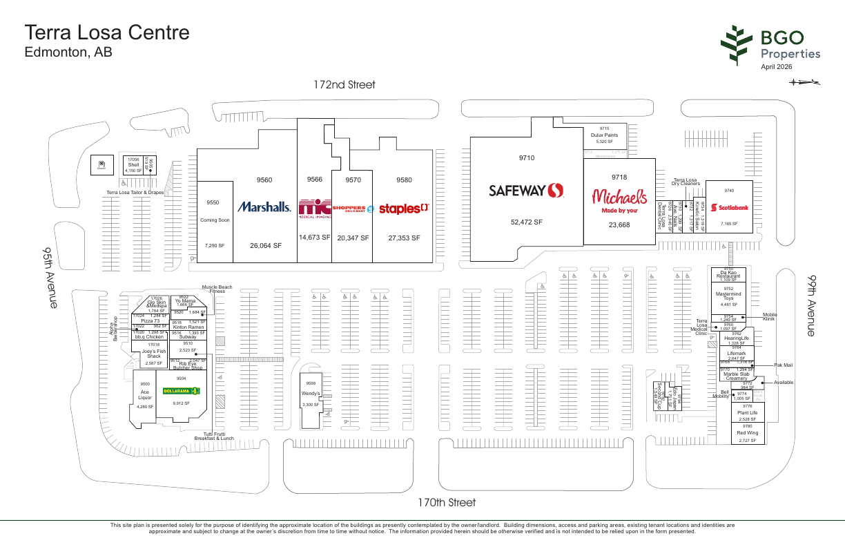 9772 - 9570 170 Street Northwest, Edmonton, AB floorplan