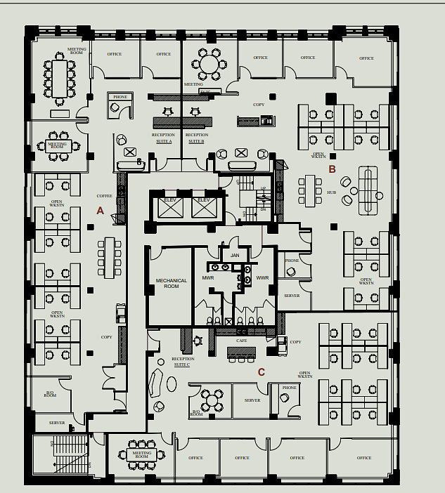 400 - 119 6 Avenue Southwest, Calgary, AB floorplan