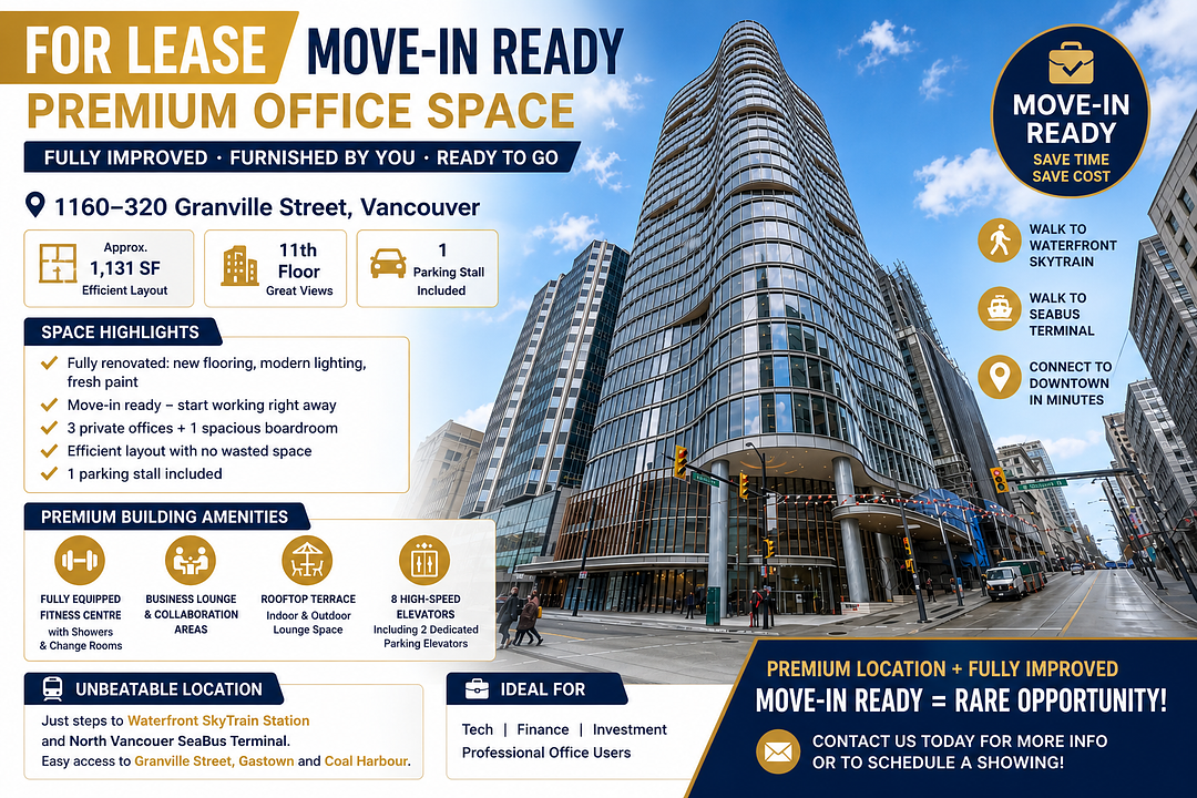 1160 - 320 Granville Street, Vancouver, BC