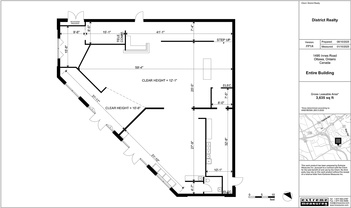 Building D - 1495 Innes Road, Ottawa, ON floorplan