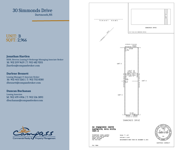 B - 30 Simmonds Drive, Dartmouth, NS floorplan