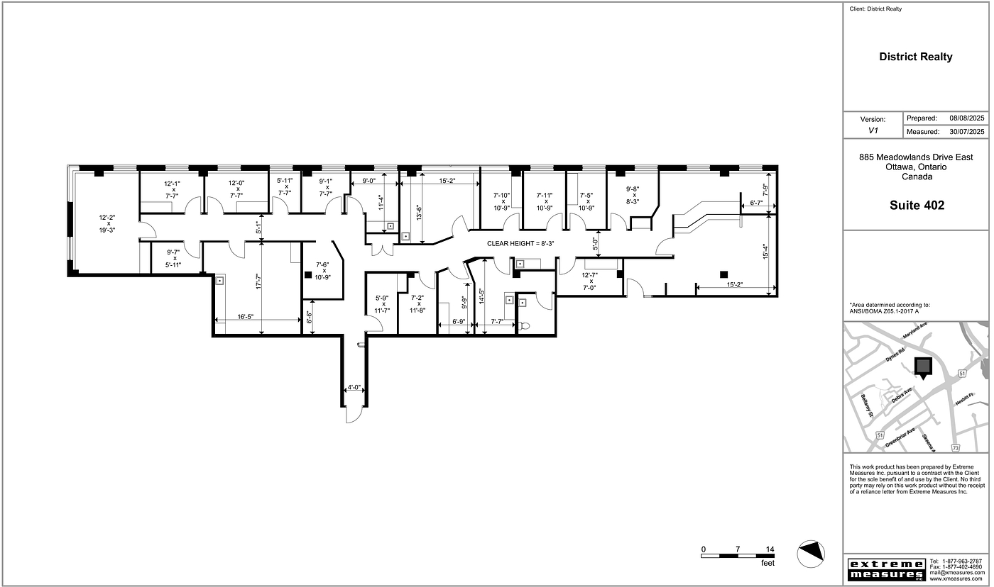 402 - 885 Meadowlands Dr E, Ottawa, ON floorplan