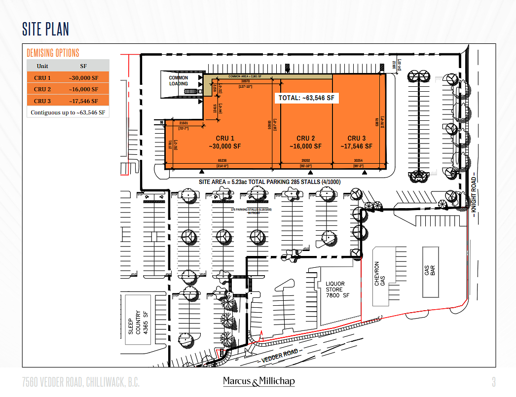CRU 2 - 7560 Vedder Road, Chilliwack, BC floorplan