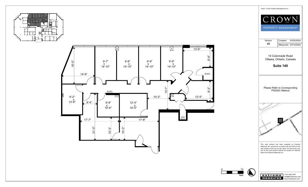 140 - 14 Colonnade Road, Ottawa, ON floorplan