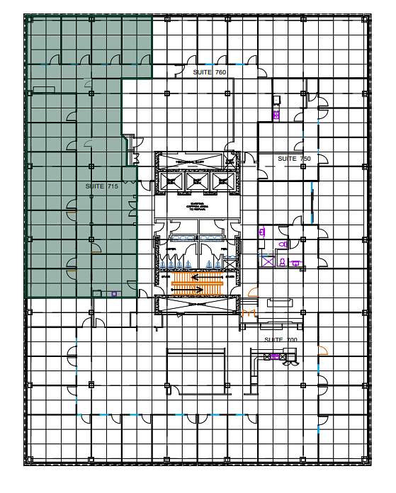 715 - 999 8 St SW, Calgary, AB floorplan