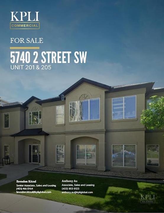 201 & 205 - 5740 2 Street Southwest, Calgary, AB