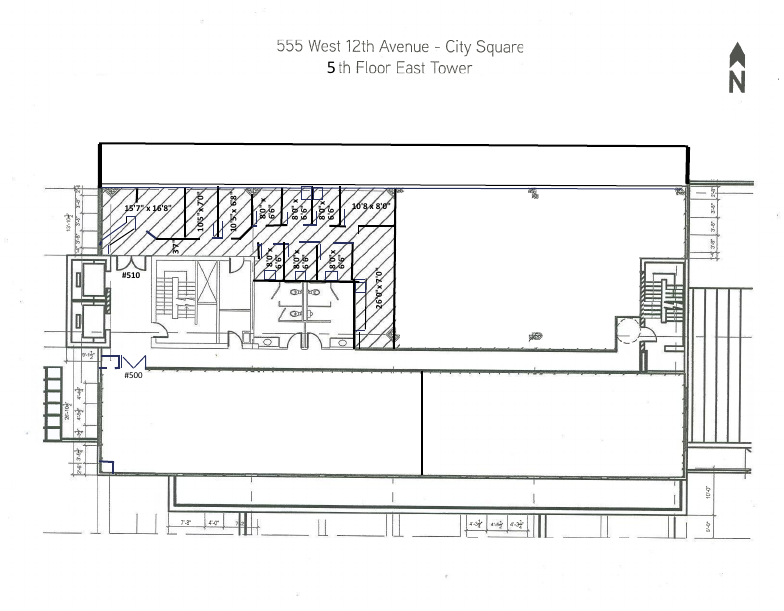 510 - 555 West 12th Avenue, Vancouver, BC floorplan