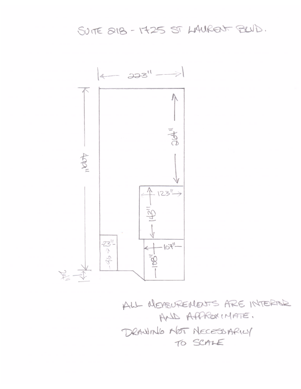 218 - 1725 St-Laurent Boulevard, Ottawa, ON floorplan