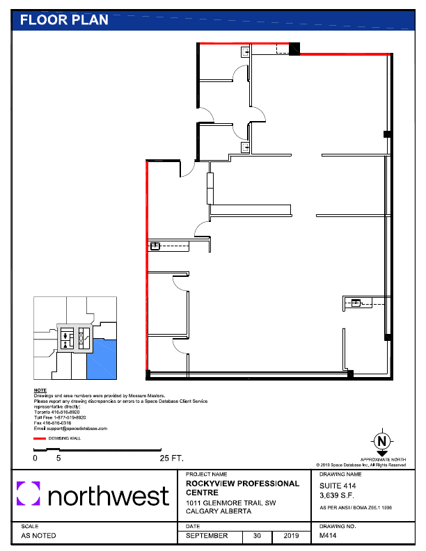 414 - 1011 Glenmore Trail SW, Calgary, AB floorplan