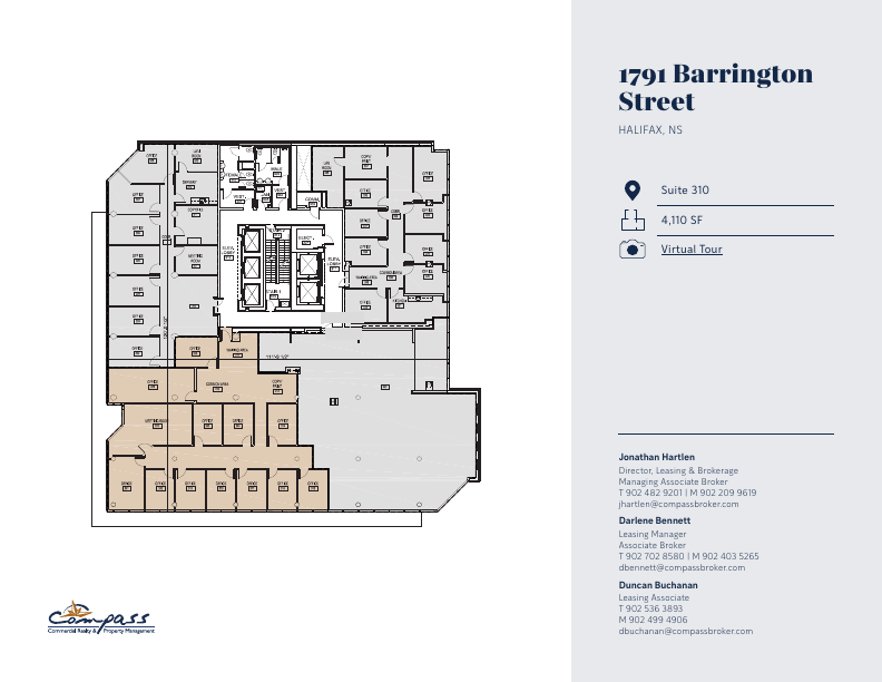 310 - 1791 Barrington Street, Halifax, NS floorplan