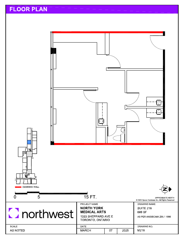 218 - 1333 Sheppard Avenue East, Toronto, ON floorplan