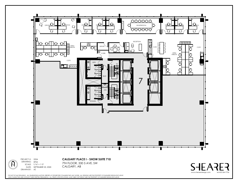 0710 - 330 5 Avenue Southwest, Calgary, AB floorplan