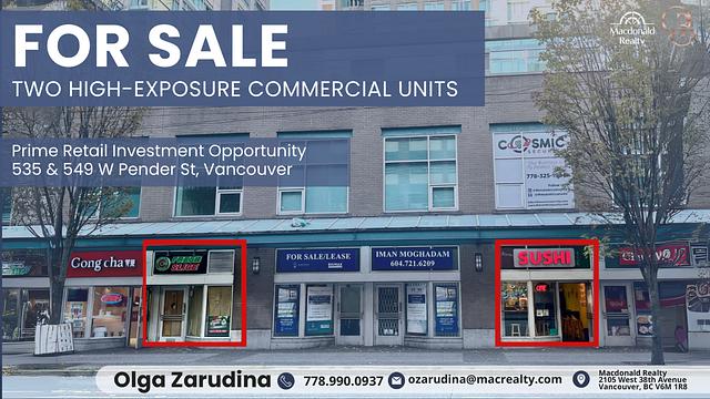 535-549 West Pender Street, Vancouver, BC