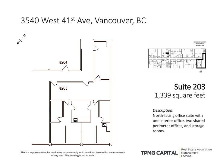 203 - 3540 W 41st Ave, Vancouver, BC floorplan