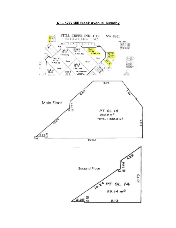 A1 - 5279 Still Creek Avenue, Burnaby, BC floorplan