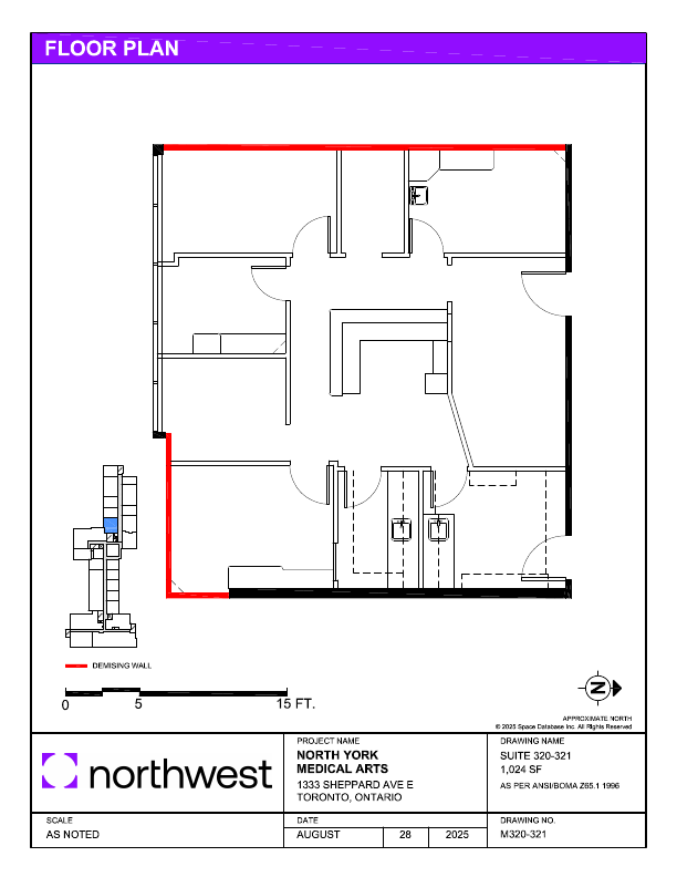 320 - 1333 Sheppard Avenue East, Toronto, ON floorplan