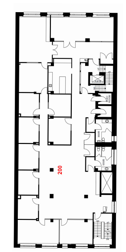 200 - 209 8 Ave SW, Calgary, AB floorplan