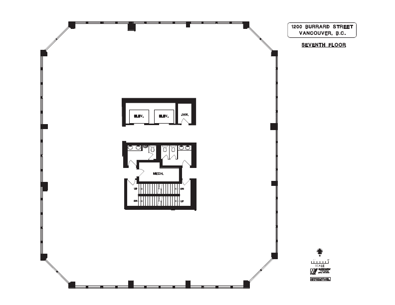 700 - 1200 Burrard St, Vancouver, BC floorplan