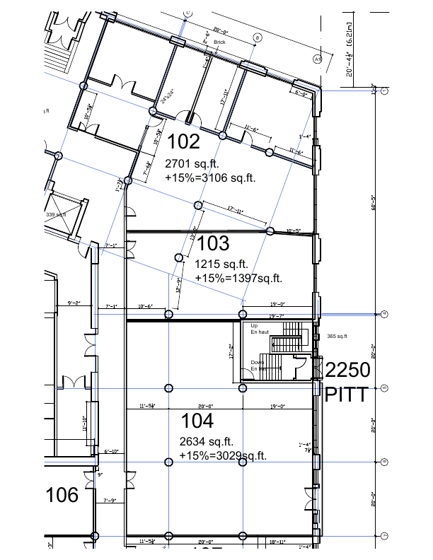103 - 3800 Rue Saint-Patrick, Montréal, QC floorplan
